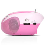 Lenco Draagbare FM-radio CD- en USB-speler Roze