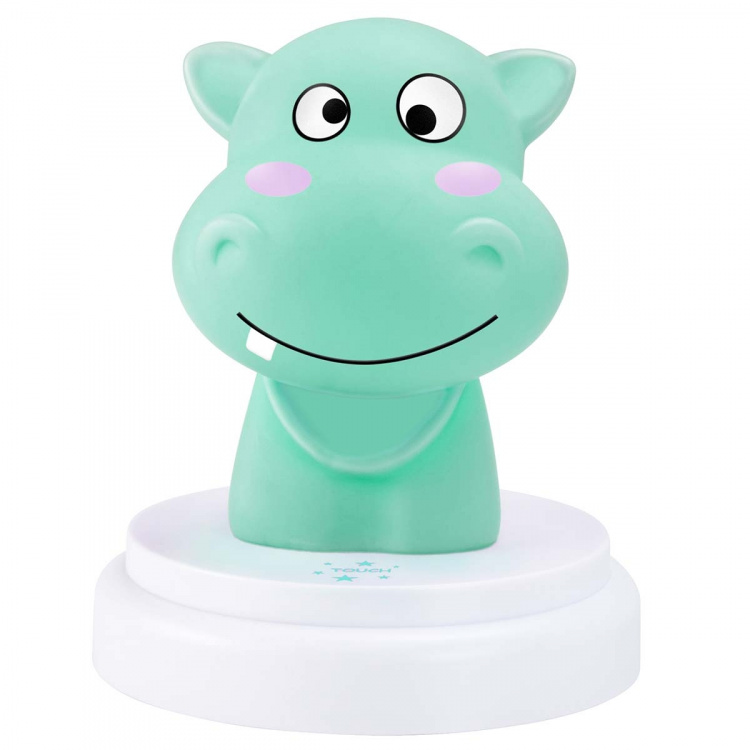 Alecto SILLY HIPPO LED nachtlampje nijlpaard blauw