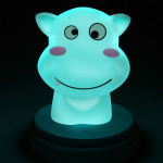 Alecto SILLY HIPPO LED nachtlampje nijlpaard blauw