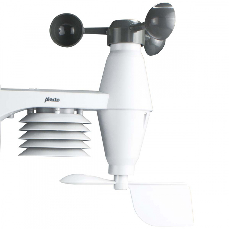 Alecto Professioneel weerstation met draadloze sensor zwart