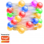 LogiLink RGB-ljusslinga med fjärrkontroll och WiFi Tuya IP65 3 m