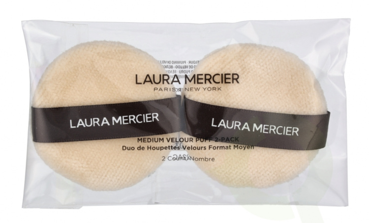Laura Mercier Medium Velour Puff 2-Pack 1 piece 2pc