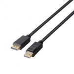 DELTACO DisplayPort cable, DP 1.4, 8K@30Hz, 4m, black