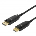 DELTACO Displayport 1.4 cable, AOC, 8K@30Hz, 15m, black