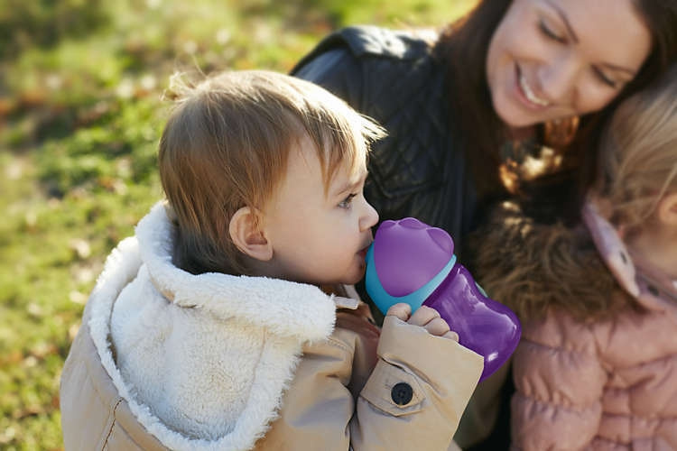 Philips Avent SCF796/02 Bottle with handles, 200 ml, purple