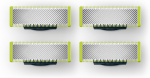 Philips OneBlade QP240/50 replacement blades, 4 pcs Philips OneBlade QP240/50 replacement blades, 4 pcs