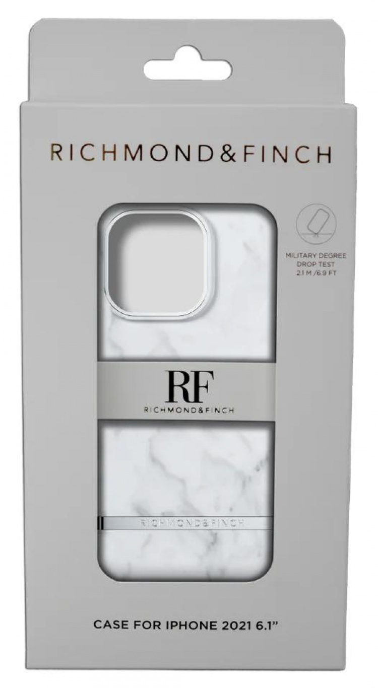 Richmond & Finch iPhone 13 Pro Freedom Case, Wit Marmer Richmond & Finch iPhone 13 Pro Freedom Case, Wit Marmer