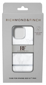 Richmond & Finch iPhone 13 Pro Max Vrijheid Hoesje, Wit Marmer Richmond & Finch iPhone 13 Pro Max Vrijheid Hoesje, Wit Marmer