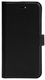 Essentials iPhone 6/7/8/SE (2020/2022) Leather wall,deta, Blk