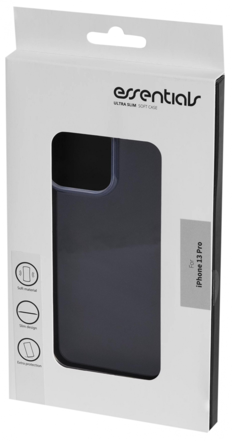 Essentials iPhone 13 Pro TPU back cover, Transparent
