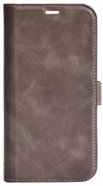 Essentials iPhone 13 Pro leather wallet, detachable, Grey