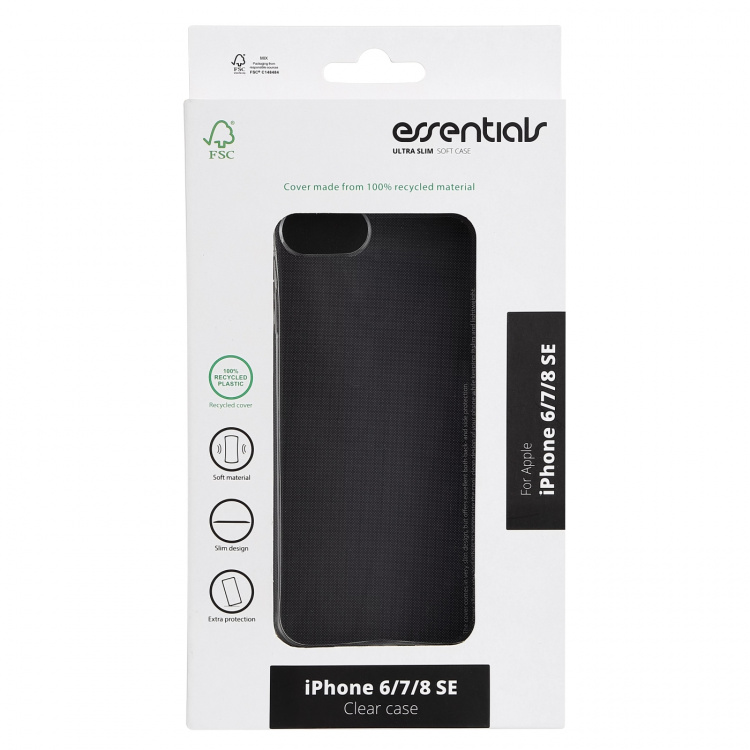 Essentials iPhone 6/7/8/SE (2020/2022) recycled TPU cover,trp