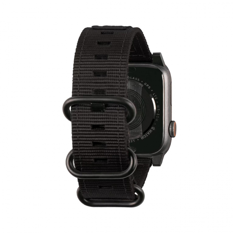 Urban Armor Gear Apple Watch 45/44/42mm Nato Eco Strap, Black