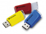 Verbatim Store N Click USB 3.0 3x 16GB red, blue & yellow