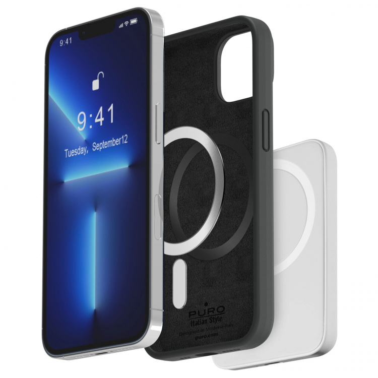 Puro iPhone 14 Plus Icon Mag, Black