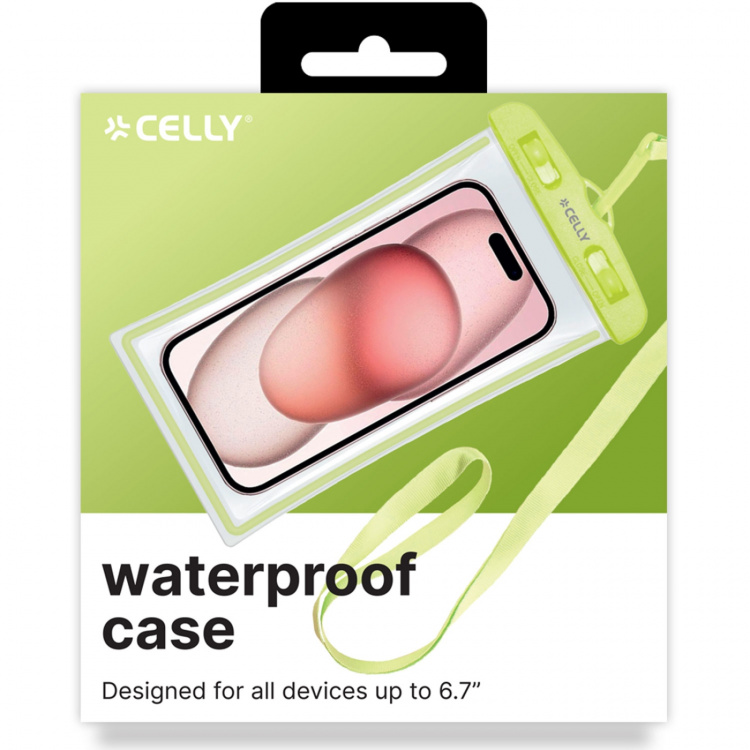 Celly Splashbag Vattentät bag IPX8 max 6,5