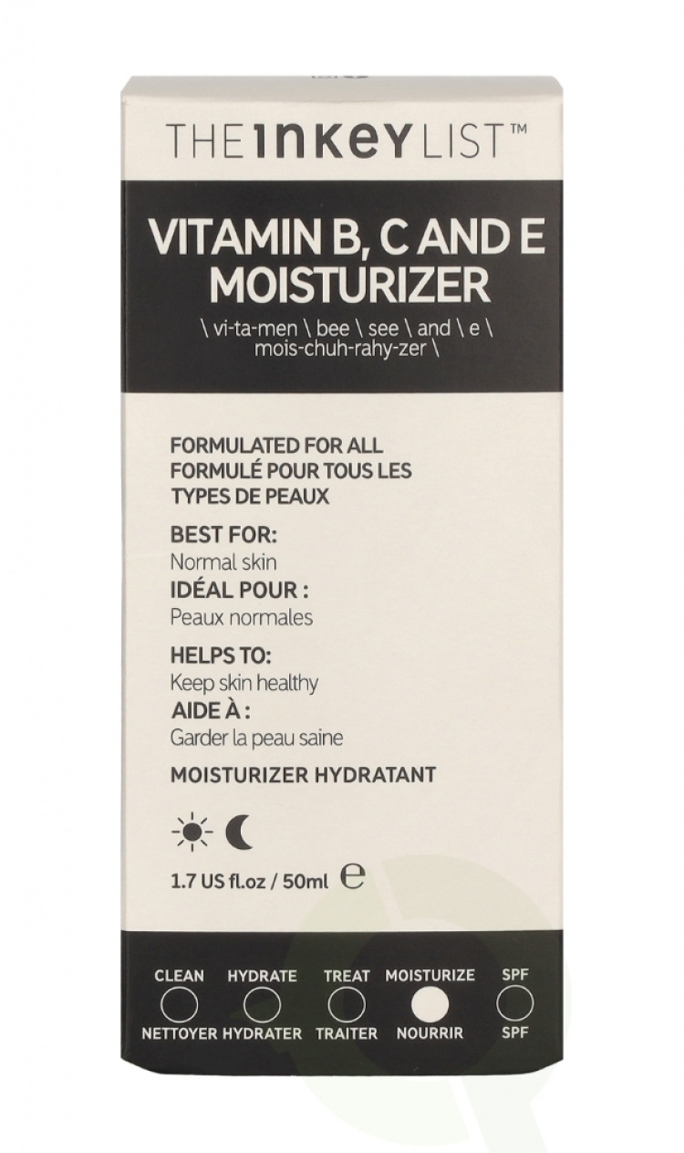 The Inkey List Vit-B,C Og E Moisturizer 50 ml