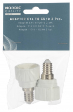 Nordic Quality Adapter E14 - GU10, 2st
