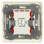 Nordic Quality ELKO 2 x 1 poll Installation switch 16A / 250V, IP20, Flush