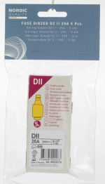 Nordic Quality fuse Diazed DZ II 25A 5 st