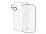 PanzerGlass Skærm/objektiv/rygbeskyttersæt Sort Transparent Apple iPhone 15 PanzerGlass Skærm/objektiv/rygbeskyttersæt Sort Transparent Apple iPhone 15