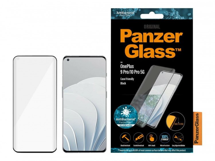 PanzerGlass Original Skærmbeskytter Transparent OnePlus 10 Pro, 9 Pro PanzerGlass Original Skærmbeskytter Transparent OnePlus 10 Pro, 9 Pro