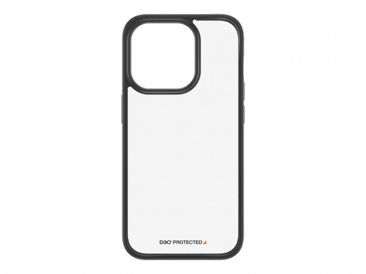 PanzerGlass ClearCase Beskyttelsescover Sort Gennemsigtig Apple iPhone 15 Pro