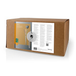 Nedis Netwerk Kabel Rol | CAT6 | Stranded | U/UTP | CCA | 305.0 m | Binnenshuis | Rond | PVC | Grijs | Trekdoos