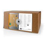 Nedis Netwerk Kabel Rol | CAT6 | Solid | F/UTP | CCA | 305.0 m | Binnenshuis | Rond | PVC | Grijs | Trekdoos