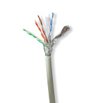 Nedis Netwerk Kabel Rol | CAT6 | Stranded | S/FTP | Koper | 100.0 m | Binnenshuis | Rond | LSZH | Grijs | Trekdoos Nedis Netwerk Kabel Rol | CAT6 | Stranded | S/FTP | Koper | 100.0 m | Binnenshuis | Rond | LSZH | Grijs | Trekdoos