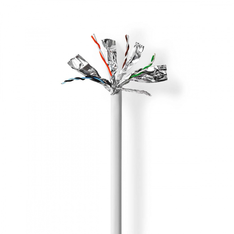 Nedis Netwerk Kabel Rol | CAT6a | Solid | SF/UTP | Koper | 100.0 m | Binnenshuis | Rond | LSZH | Grijs | Gift Box Nedis Netwerk Kabel Rol | CAT6a | Solid | SF/UTP | Koper | 100.0 m | Binnenshuis | Rond | LSZH | Grijs | Gift Box
