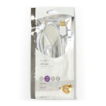 Nedis USB-Kabel | USB 2.0 | USB-A Male | USB Micro-B Male | 480 Mbps | Verguld | 1.00 m | Plat | PVC | Wit | Polybag