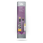 Nedis USB-Kabel | USB 2.0 | USB-A Male | USB Micro-B Male | 480 Mbps | Verguld | 1.00 m | Rond | PVC | Antraciet | Doos Nedis USB-Kabel | USB 2.0 | USB-A Male | USB Micro-B Male | 480 Mbps | Verguld | 1.00 m | Rond | PVC | Antraciet | Doos