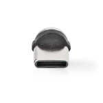 Nedis USB-Kabel | USB 2.0 | USB-A Male | USB Micro-B Male / USB-C™ Male | 10 W | No Data Transfer | Vernikkeld | 2.00 m | Rond | Nylon | Zwart | Doos