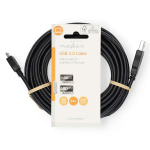 Nedis USB-Kabel | USB 2.0 | USB-A Male | USB Mini-B 5-Pins Male | 480 Mbps | Vernikkeld | 5.00 m | Rond | PVC | Zwart | Label Nedis USB-Kabel | USB 2.0 | USB-A Male | USB Mini-B 5-Pins Male | 480 Mbps | Vernikkeld | 5.00 m | Rond | PVC | Zwart | Label