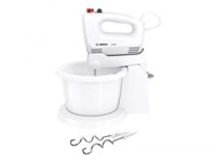 Bosch CleverMixx MFQ2600W Mixer Turbofunctie Wit/Rood