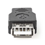Nedis USB Micro-B Adapter | USB 2.0 | USB Micro-B Male | USB-A Female | 480 Mbps | Vernikkeld | PVC | Zwart | Blister Nedis USB Micro-B Adapter | USB 2.0 | USB Micro-B Male | USB-A Female | 480 Mbps | Vernikkeld | PVC | Zwart | Blister
