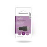 Nedis USB Micro-B Adapter | USB 2.0 | USB Micro-B Male | USB-A Female | 480 Mbps | Vernikkeld | PVC | Zwart | Blister Nedis USB Micro-B Adapter | USB 2.0 | USB Micro-B Male | USB-A Female | 480 Mbps | Vernikkeld | PVC | Zwart | Blister