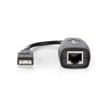 Nedis Actieve USB-Kabel | USB 1.1 | USB-A Male | RJ45 Female | 12 Mbps | 0.20 m | Rond | Vernikkeld | PVC | Koper | Doos Nedis Actieve USB-Kabel | USB 1.1 | USB-A Male | RJ45 Female | 12 Mbps | 0.20 m | Rond | Vernikkeld | PVC | Koper | Doos