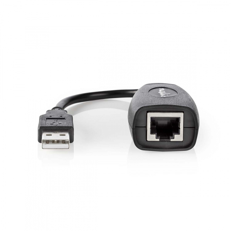 Nedis Actieve USB-Kabel | USB 1.1 | USB-A Male | RJ45 Female | 12 Mbps | 0.20 m | Rond | Vernikkeld | PVC | Koper | Doos Nedis Actieve USB-Kabel | USB 1.1 | USB-A Male | RJ45 Female | 12 Mbps | 0.20 m | Rond | Vernikkeld | PVC | Koper | Doos