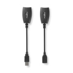 Nedis Actieve USB-Kabel | USB 1.1 | USB-A Male | RJ45 Female | 12 Mbps | 0.20 m | Rond | Vernikkeld | PVC | Koper | Doos Nedis Actieve USB-Kabel | USB 1.1 | USB-A Male | RJ45 Female | 12 Mbps | 0.20 m | Rond | Vernikkeld | PVC | Koper | Doos
