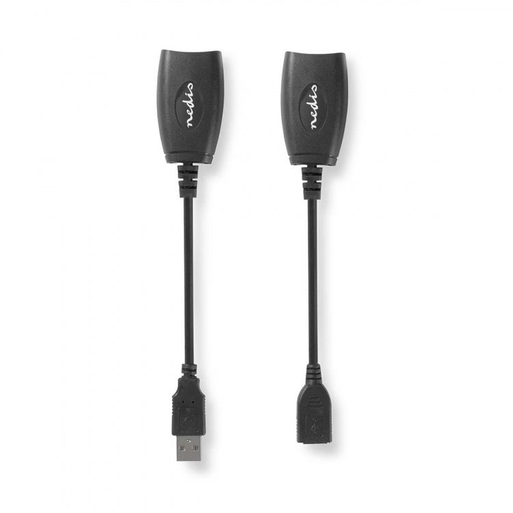 Nedis Actieve USB-Kabel | USB 1.1 | USB-A Male | RJ45 Female | 12 Mbps | 0.20 m | Rond | Vernikkeld | PVC | Koper | Doos Nedis Actieve USB-Kabel | USB 1.1 | USB-A Male | RJ45 Female | 12 Mbps | 0.20 m | Rond | Vernikkeld | PVC | Koper | Doos