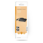 Nedis USB-Hub | 1x USB-C™ | 1x USB A / 1x USB-C™ | 4-Poorts poort(en) | USB 2.0 | USB Gevoed | SD & MicroSD