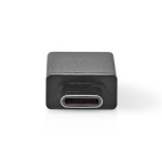 Nedis USB-C™ Adapter | USB 3.2 Gen 1 | USB-C™ Male | USB-A Female | 5 Gbps | OTG | Rond | Vernikkeld | Zwart | Doos Nedis USB-C™ Adapter | USB 3.2 Gen 1 | USB-C™ Male | USB-A Female | 5 Gbps | OTG | Rond | Vernikkeld | Zwart | Doos