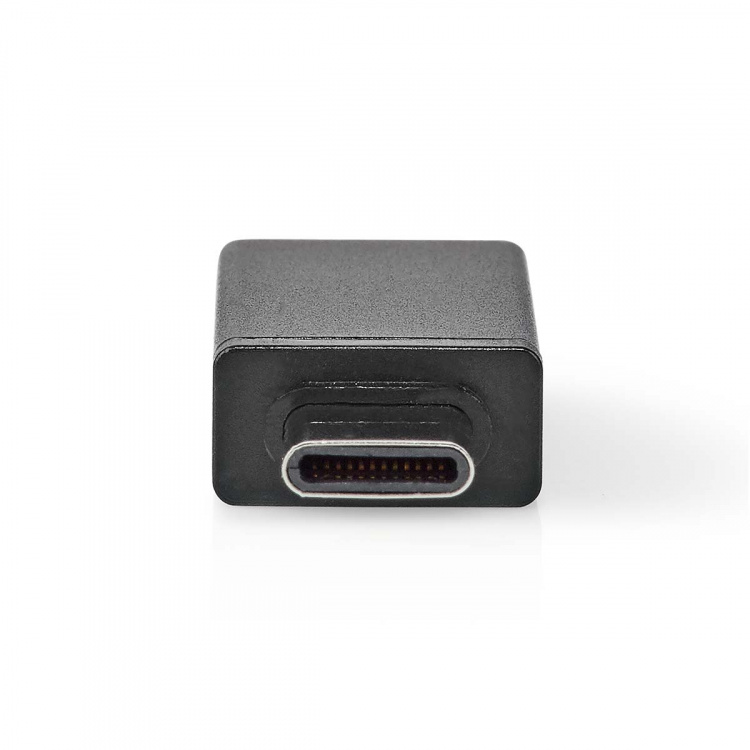 Nedis USB-C™ Adapter | USB 3.2 Gen 1 | USB-C™ Male | USB-A Female | 5 Gbps | OTG | Rond | Vernikkeld | Zwart | Doos Nedis USB-C™ Adapter | USB 3.2 Gen 1 | USB-C™ Male | USB-A Female | 5 Gbps | OTG | Rond | Vernikkeld | Zwart | Doos