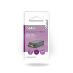 Nedis USB-C™ Adapter | USB 3.2 Gen 1 | USB-C™ Male | USB-A Female | 5 Gbps | OTG | Rond | Vernikkeld | Zwart | Doos Nedis USB-C™ Adapter | USB 3.2 Gen 1 | USB-C™ Male | USB-A Female | 5 Gbps | OTG | Rond | Vernikkeld | Zwart | Doos