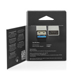 Nedis USB-A Adapter | USB 3.2 Gen 1 | USB-A Male | USB-C™ Female | 5 Gbps | Rond | Vernikkeld | Zilver | Cover Window Box Nedis USB-A Adapter | USB 3.2 Gen 1 | USB-A Male | USB-C™ Female | 5 Gbps | Rond | Vernikkeld | Zilver | Cover Window Box