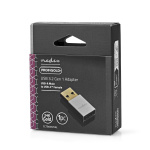 Nedis USB-A Adapter | USB 3.2 Gen 1 | USB-A Male | USB-C™ Female | 5 Gbps | Rond | Vernikkeld | Zilver | Cover Window Box Nedis USB-A Adapter | USB 3.2 Gen 1 | USB-A Male | USB-C™ Female | 5 Gbps | Rond | Vernikkeld | Zilver | Cover Window Box
