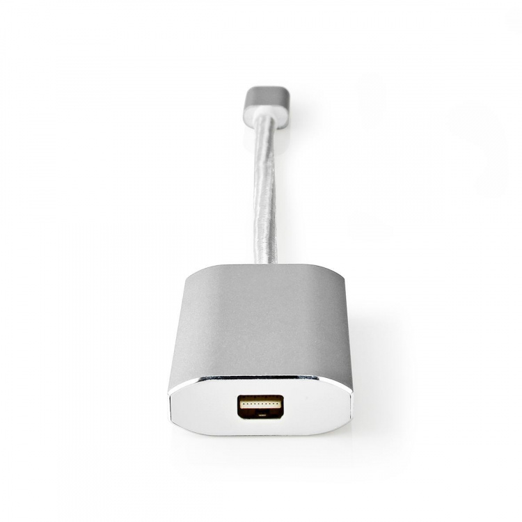 Nedis USB-C™ Adapter | USB 3.2 Gen 1 | USB-C™ Male | Mini DisplayPort Female | Power delivery | 0.20 m | Rond | Verguld | Gevlochten / Nylon | Zilver | Cover Window Box Nedis USB-C™ Adapter | USB 3.2 Gen 1 | USB-C™ Male | Mini DisplayPort Female | Power delivery | 0.20 m | Rond | Verguld | Gevlochten / Nylon | Zilver | Cover Window Box