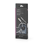 Nedis USB-C™ Adapter | USB 2.0 | USB-C™ Male | 3,5 mm Male | 1.00 m | Rond | Verguld | Gevlochten / Nylon | Aluminium | Cover Window Box Nedis USB-C™ Adapter | USB 2.0 | USB-C™ Male | 3,5 mm Male | 1.00 m | Rond | Verguld | Gevlochten / Nylon | Aluminium | Cover Window Box